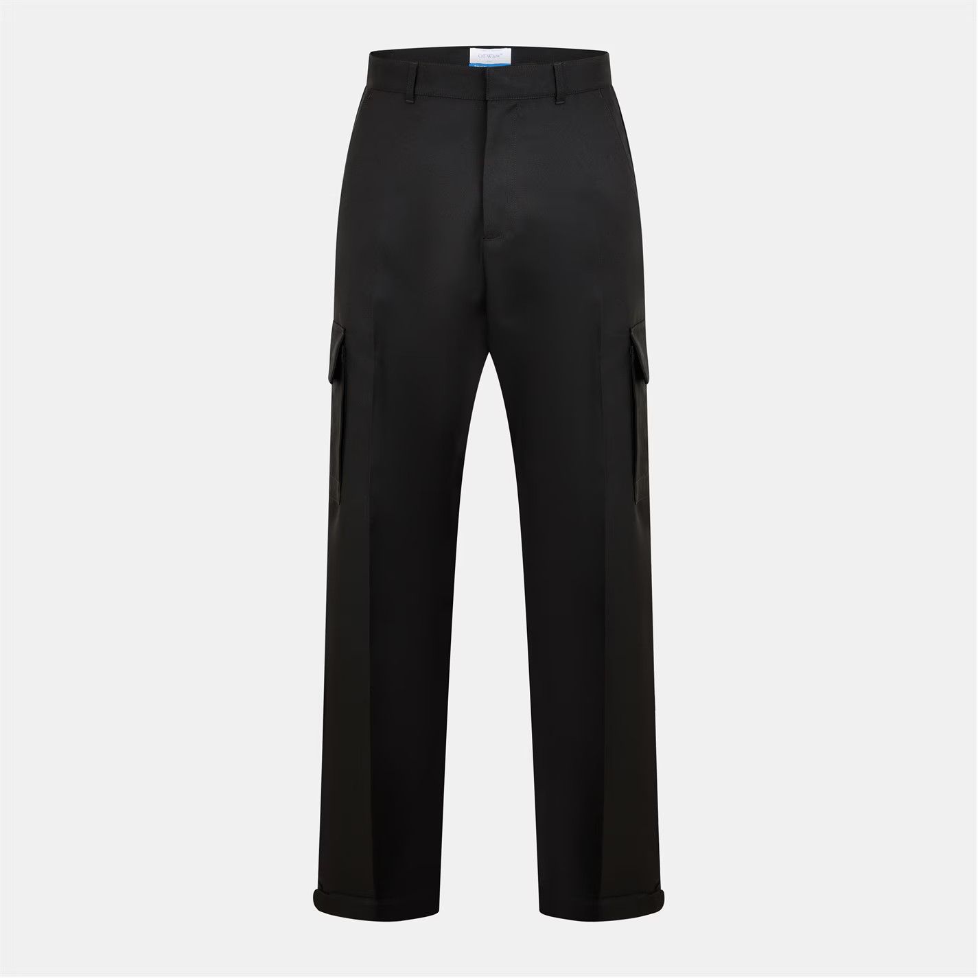 o1g2r1mq0226 Relaxed Fit Cargo Trousers In Black