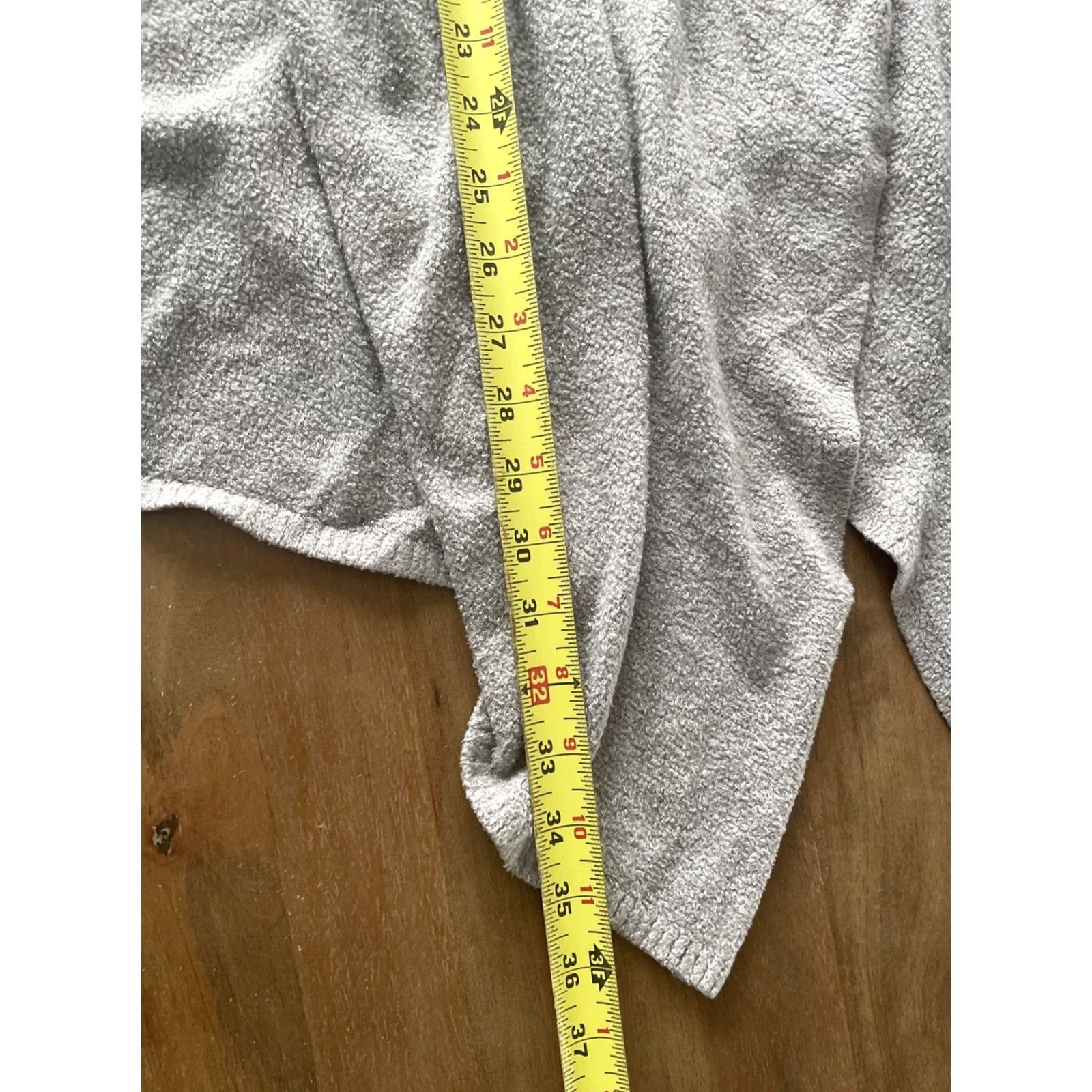 Vintage Barefoot Dreams Cardigan Women S/M Gray Open Front Bamboo Chic Lite Sweater Size S / US 4 / IT 40 - 6 Thumbnail