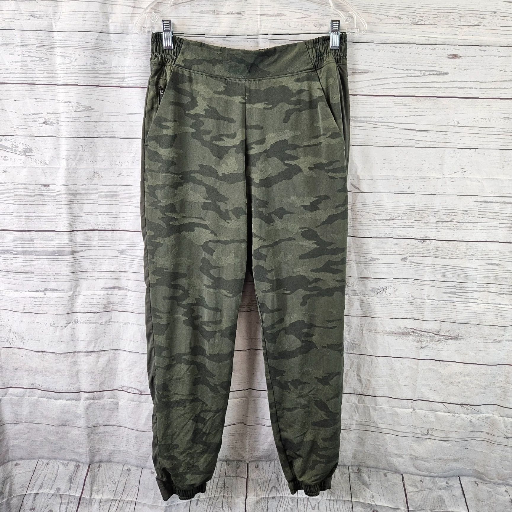 Athleta Athleta Womens Brooklyn Lined Jogger Sz 6 Green Pull On High Rise Size 28" / US 6 / IT 42 - 2 Thumbnail