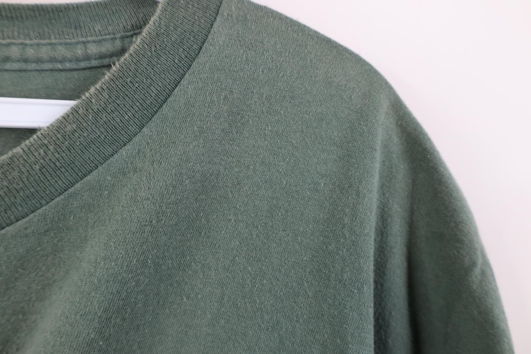 Nike Vintage 90s Nike Mini Swoosh Monochrome T-Shirt Green USA Size US XXL / EU 58 / 5 - 5 Thumbnail