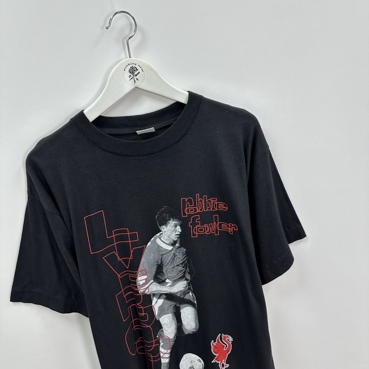 Vintage Vintage 90s Liverpool Robbie Fowler Football tee y2k rare og Size US L / EU 52-54 / 3 - 5 Thumbnail