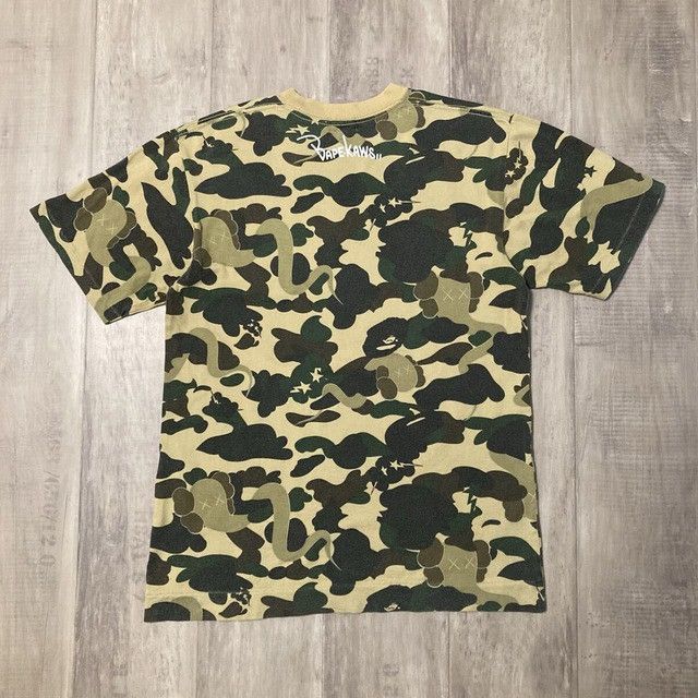 Bape × Kaws BAPE × Kaws Bendy 1st Camo Yellow T-shirt a bathing ape NIGO Size US S / EU 44-46 / 1 - 4 Thumbnail