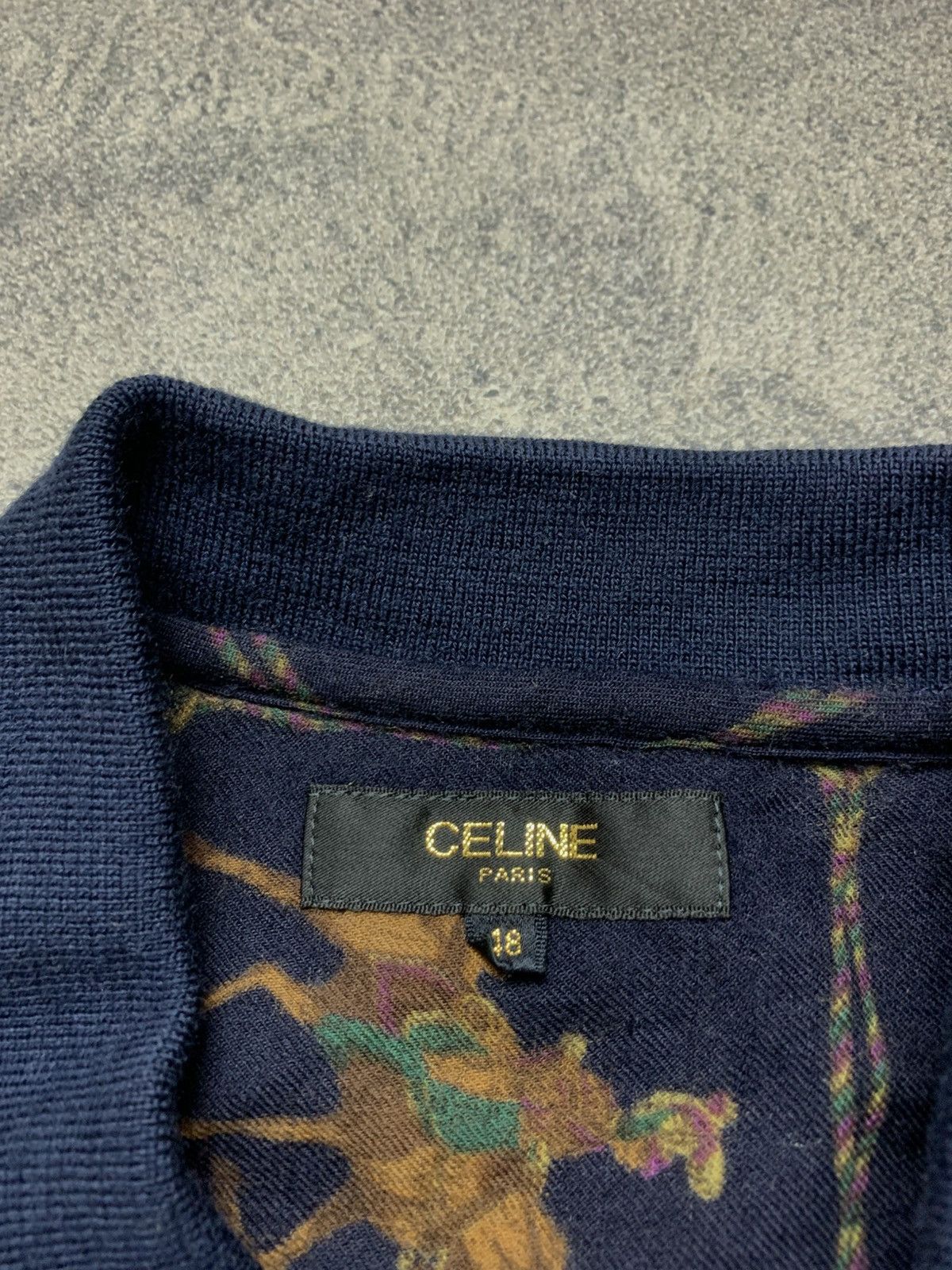 Celine 🐍 Vintage Celine Horses Print Wool Shirts Size US M / EU 48-50 / 2 - 6 Thumbnail