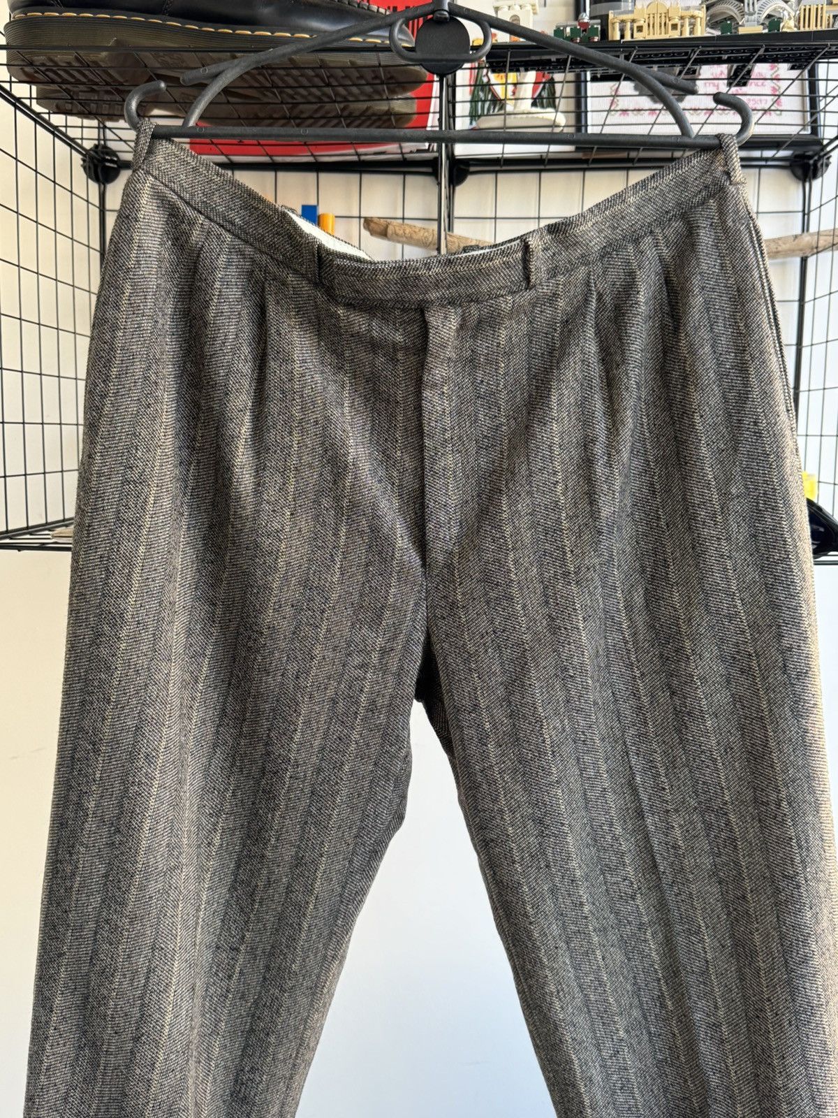 Christian Dior Monsieur Vintage Christian Dior Wool Tweed Pants Size US 34 / EU 50 - 2 Thumbnail