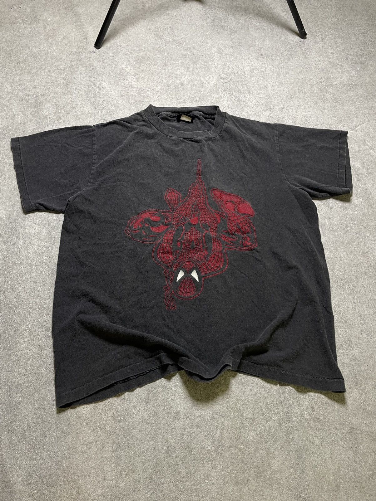 Marvel Comics Vintage 90s SPIDERMAN Tee Velvet Graphic Rare Design Size US M / EU 48-50 / 2 - 17 Thumbnail