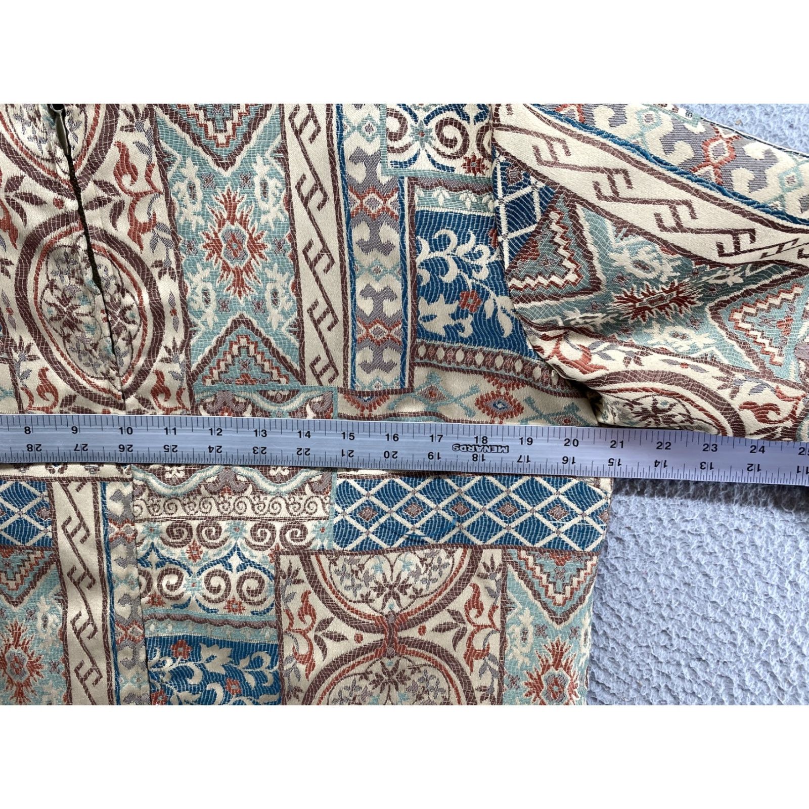 Vintage VINTAGE Alfred Dunner Women's Paisley Tapestry Floral Full Zip Blazer Jacket Size 14 Size XL / US 12-14 / IT 48-50 - 3 Thumbnail