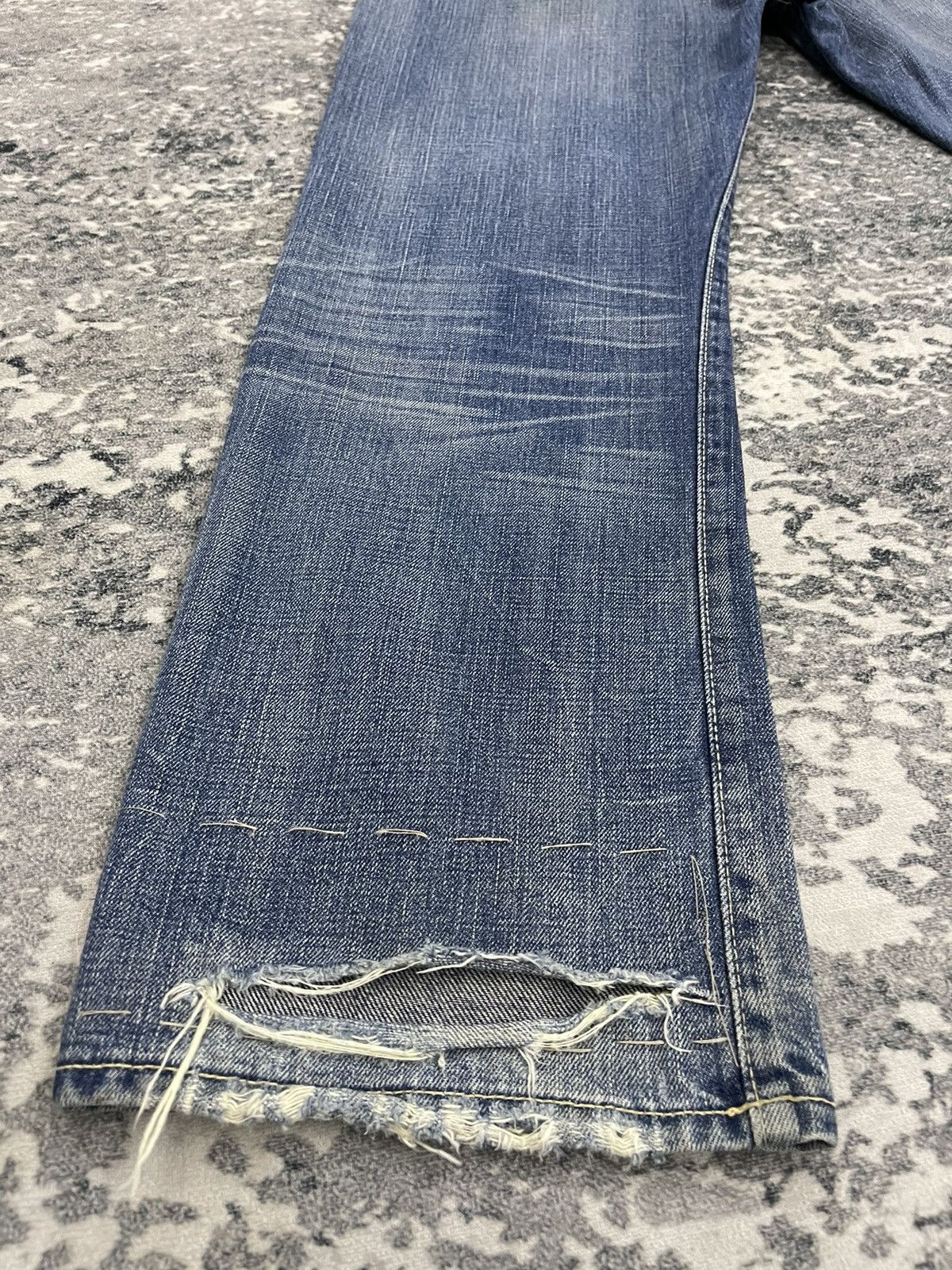 Vintage Vintage Ezra Fitch Salvage Denim Selvedge Size US 30 / EU 46 - 11 Thumbnail