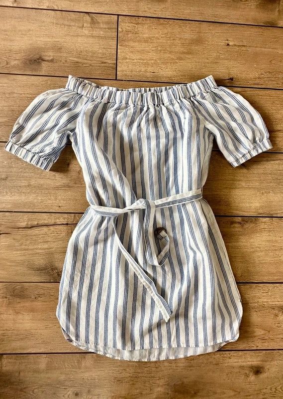 Michael Kors Michael kors linen dress white blue stripes Size M / US 6-8 / IT 42-44 - 3 Thumbnail