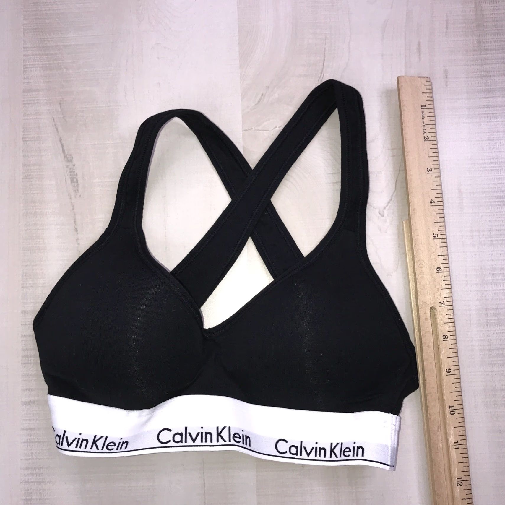Calvin Klein calvin klein Sports Bra Band Logo Padded EUC Women S Multicolor Activewear Shirt/Top Size ONE SIZE - 7 Thumbnail