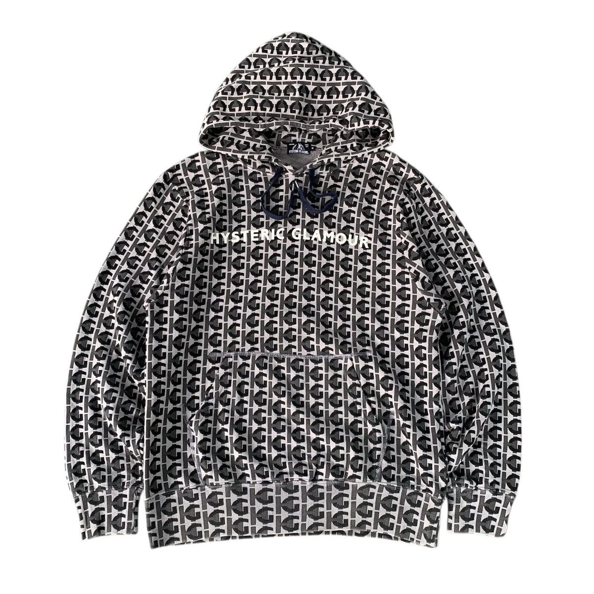 Hysteric Glamour Monogram Pullover Hoodie