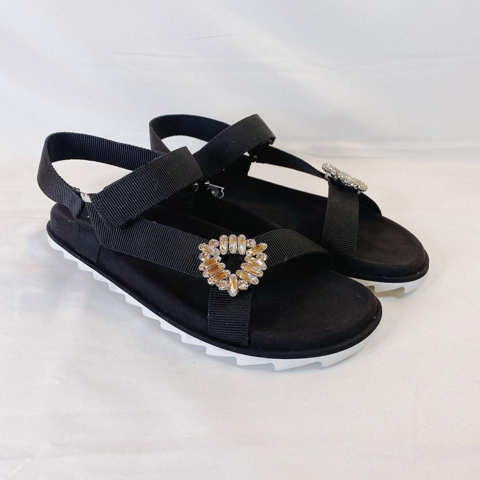 Roger Vivier Trekky viv crystal embellished sandals Size US 10 / IT 40 - 7 Thumbnail