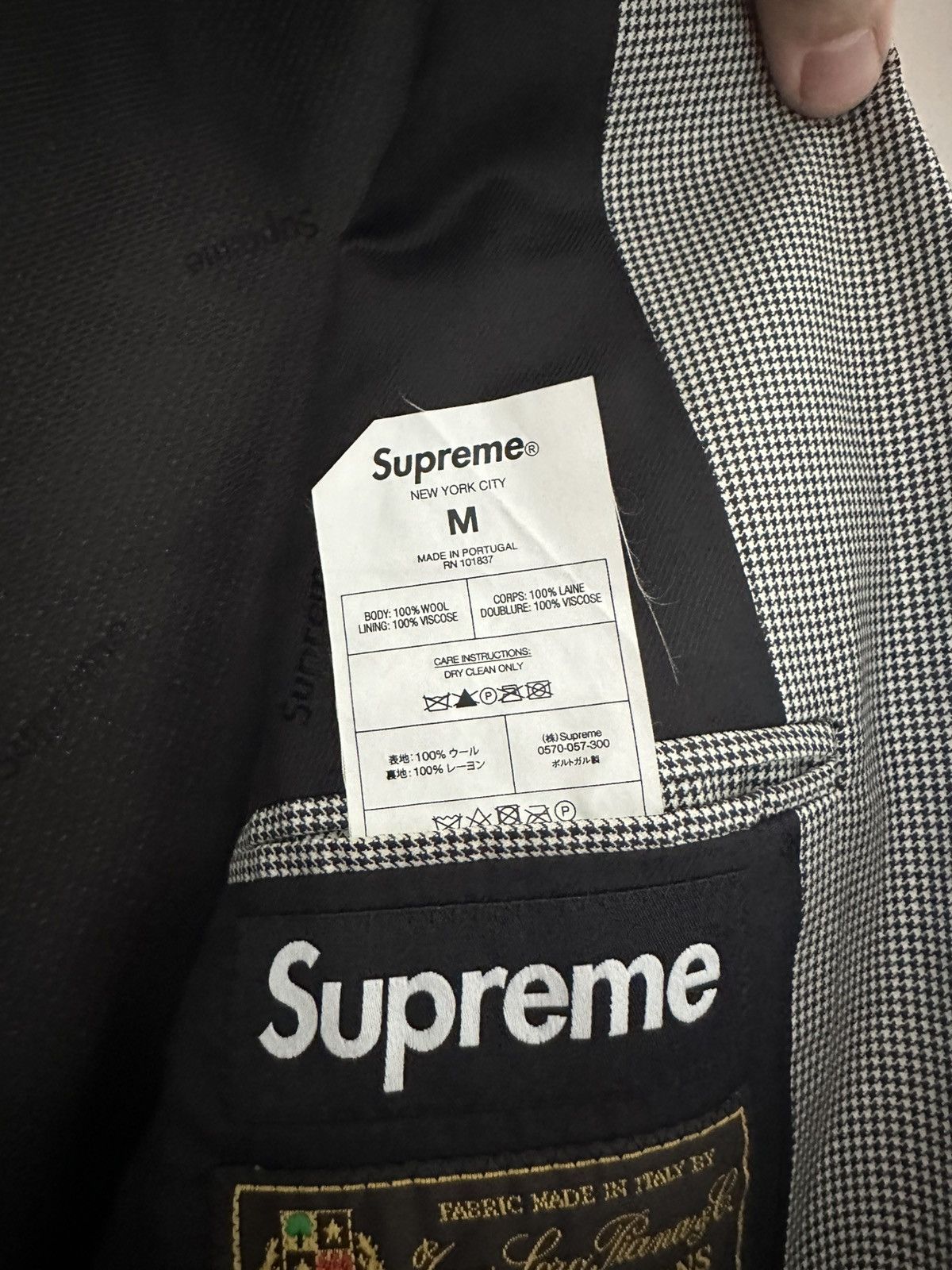 Supreme Supreme Loro Piana Blazer Size 46R - 3 Thumbnail