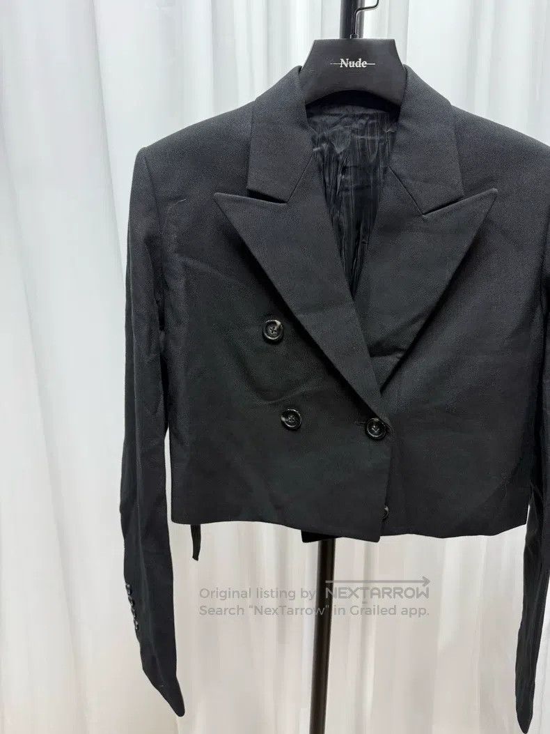 Helmut Lang HELMUT LANG Wool Ultra Short Blazer Size 3XL / US 20-22 - 4 Thumbnail