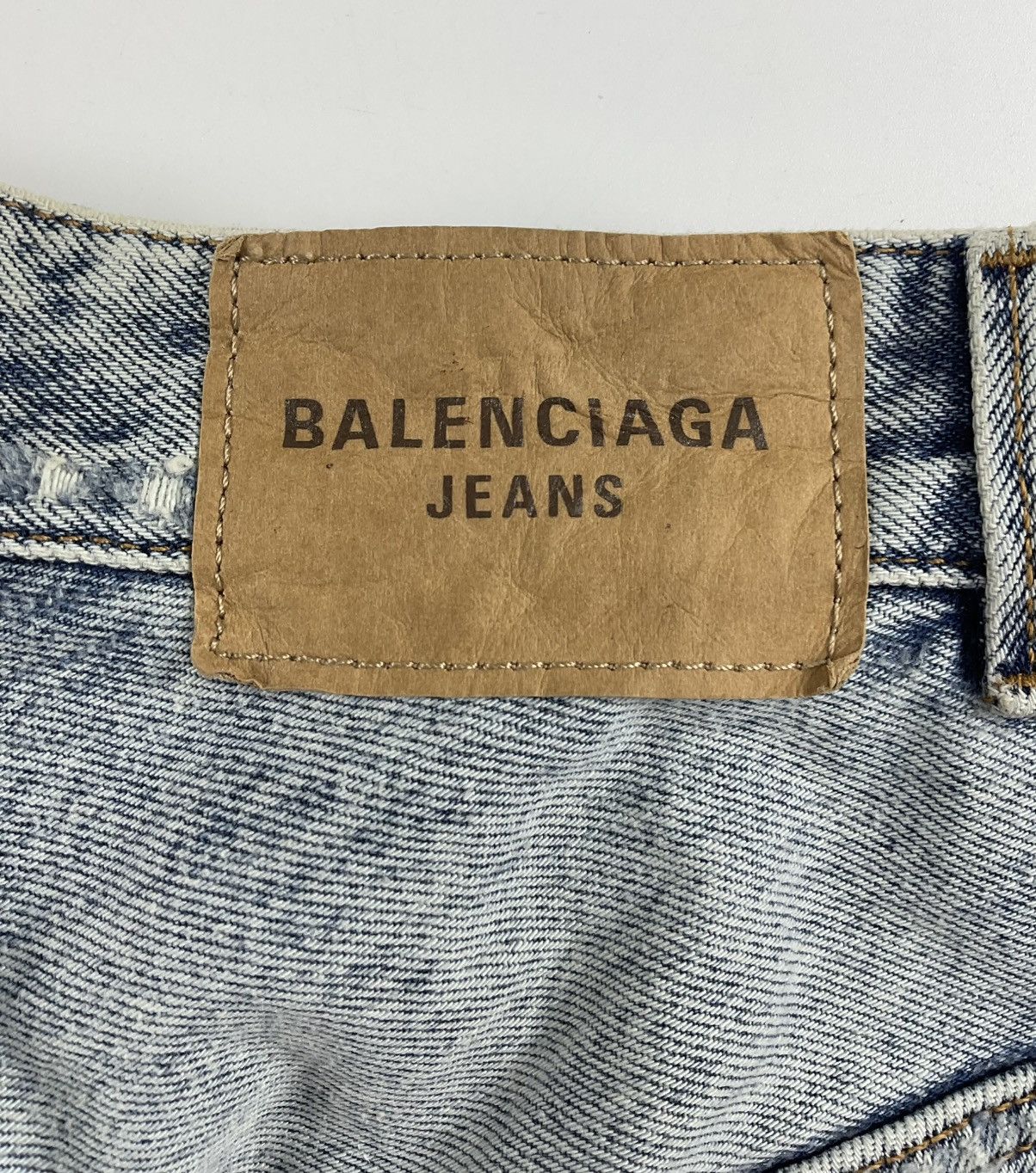 Balenciaga Balenciaga Pull-Up Denim Skirt Size 26" / US 2 / IT 38 - 8 Thumbnail