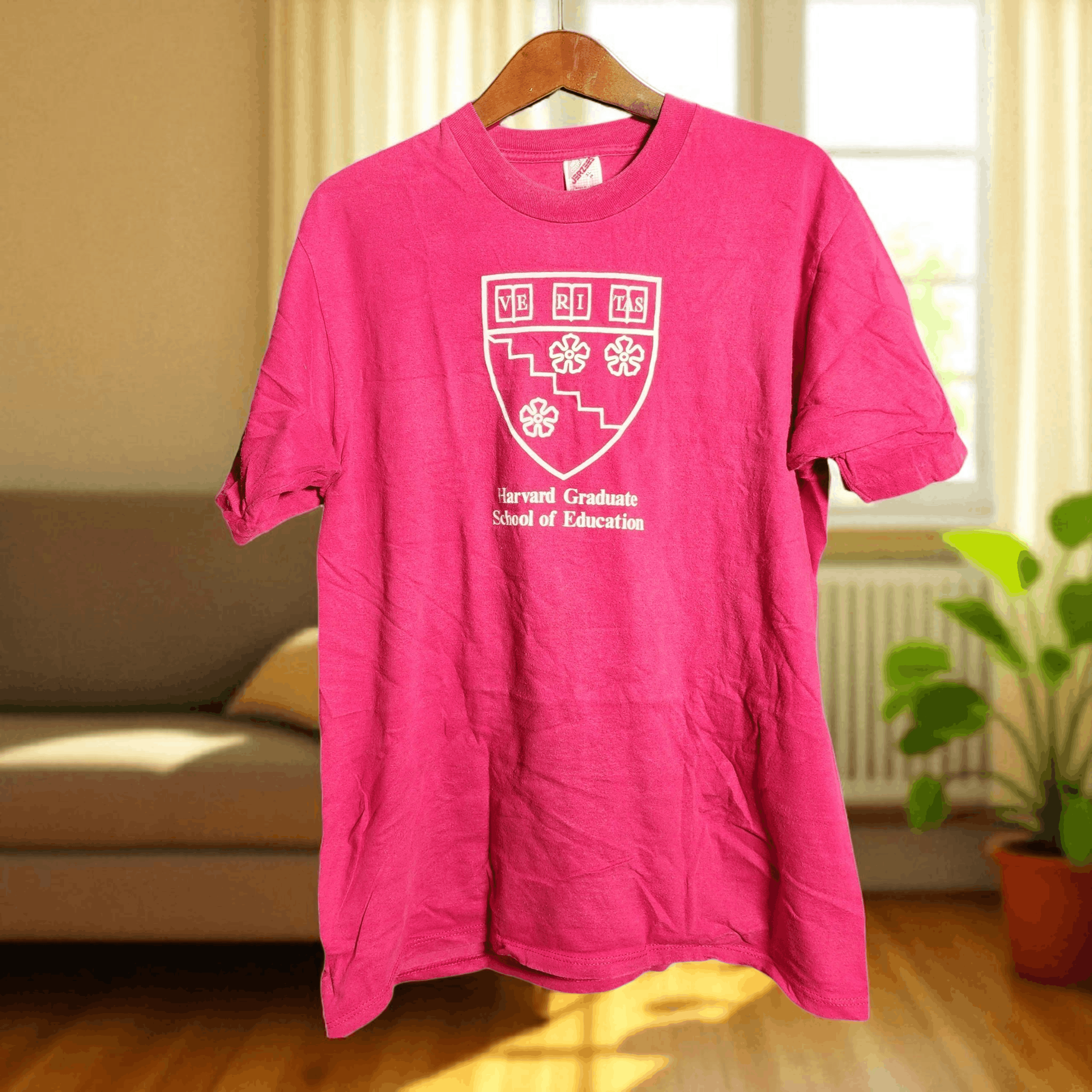 Vintage Rare Vintage 90s Harvard Graduate Shirts Jerzees Tees Size US XL / EU 56 / 4 - 1 Thumbnail