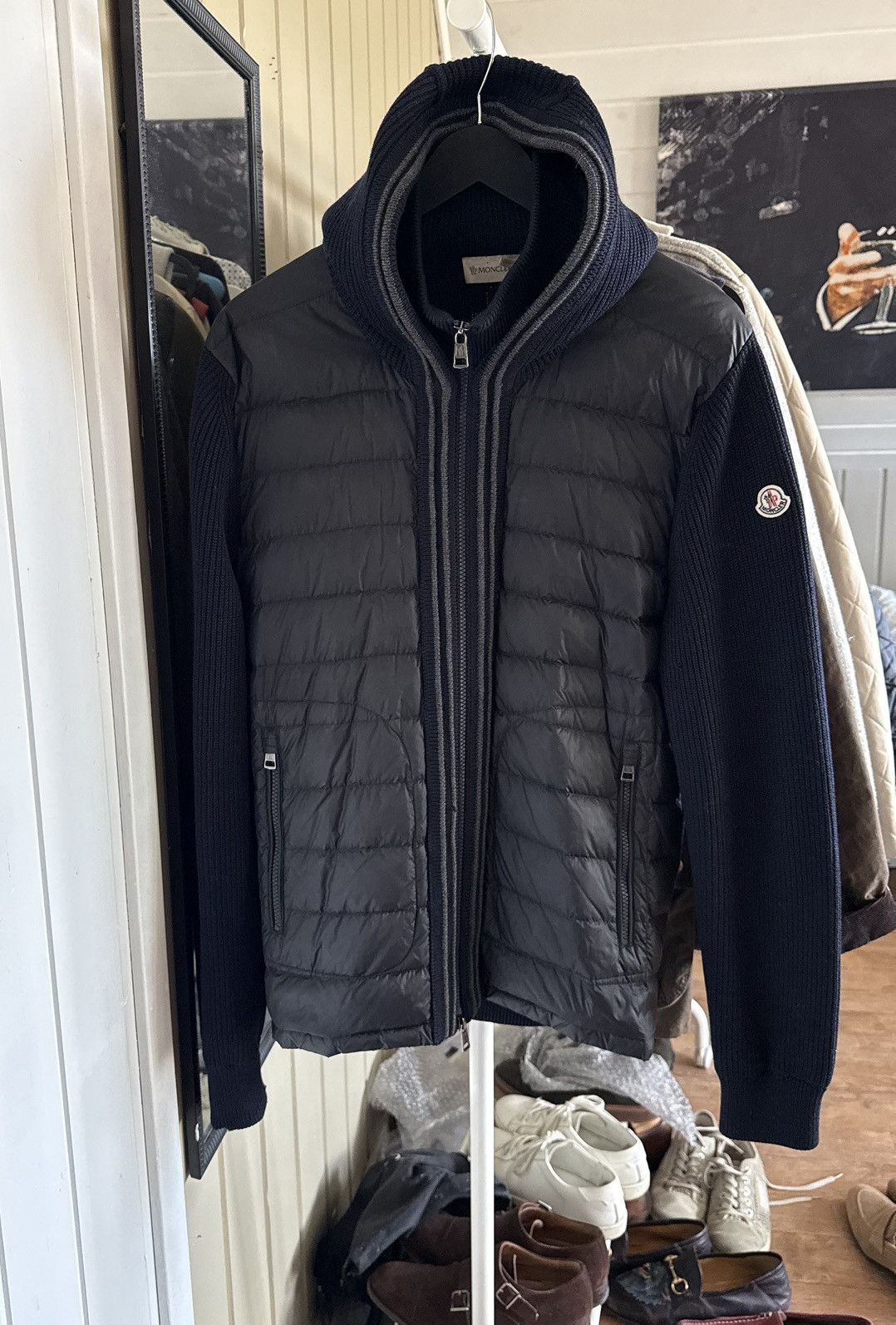Moncler Moncler Cardigan Size US L / EU 52-54 / 3 - 2 Thumbnail