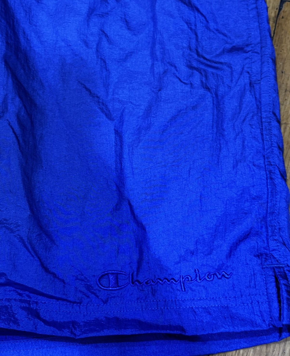 Champion × Vintage Vintage Champion “Blue” Nylon shorts size Large Size US 35 - 2 Thumbnail