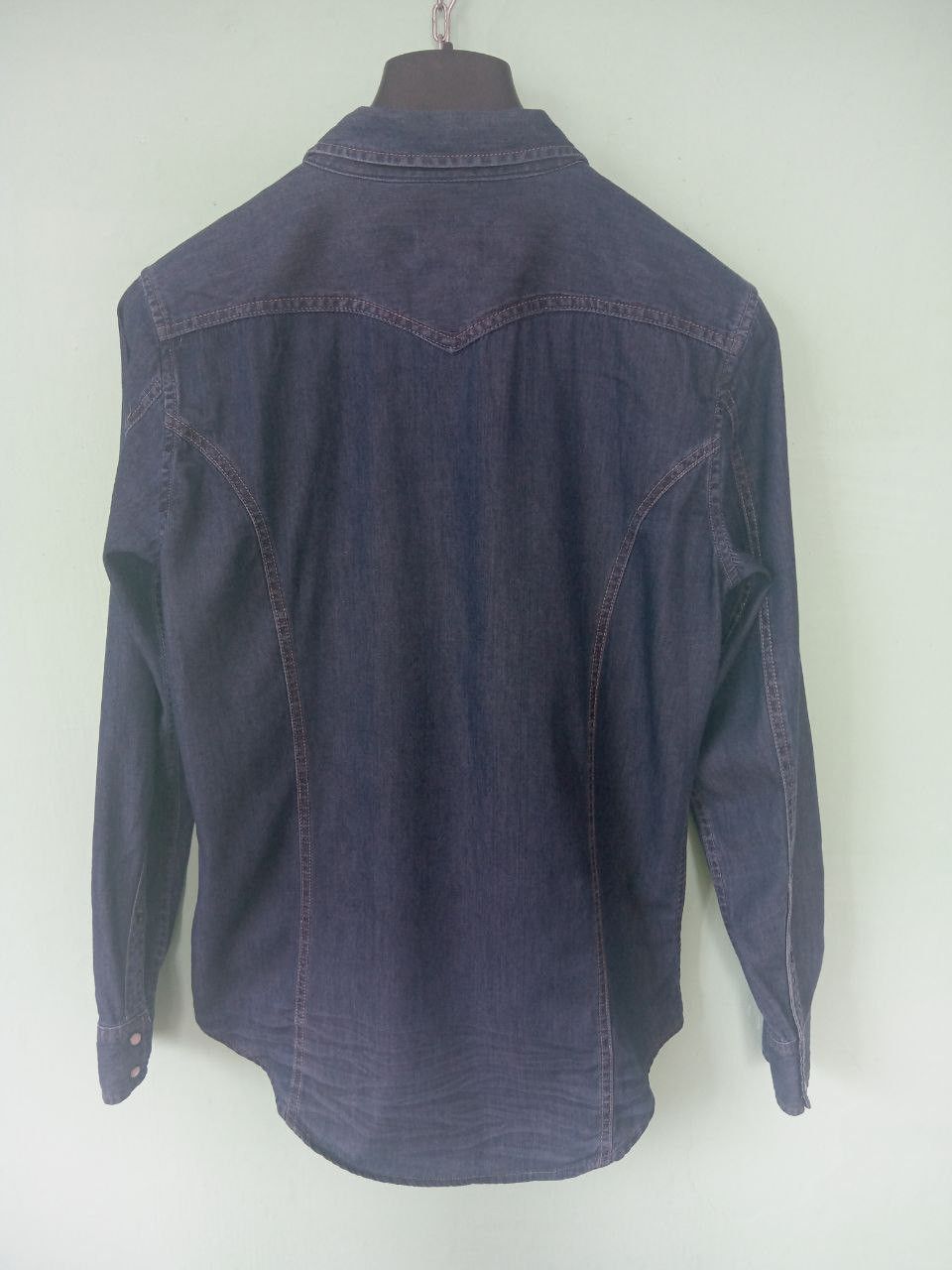 Diesel Diesel Dark Blue Denim Shirt Size US M / EU 48-50 / 2 - 8 Thumbnail