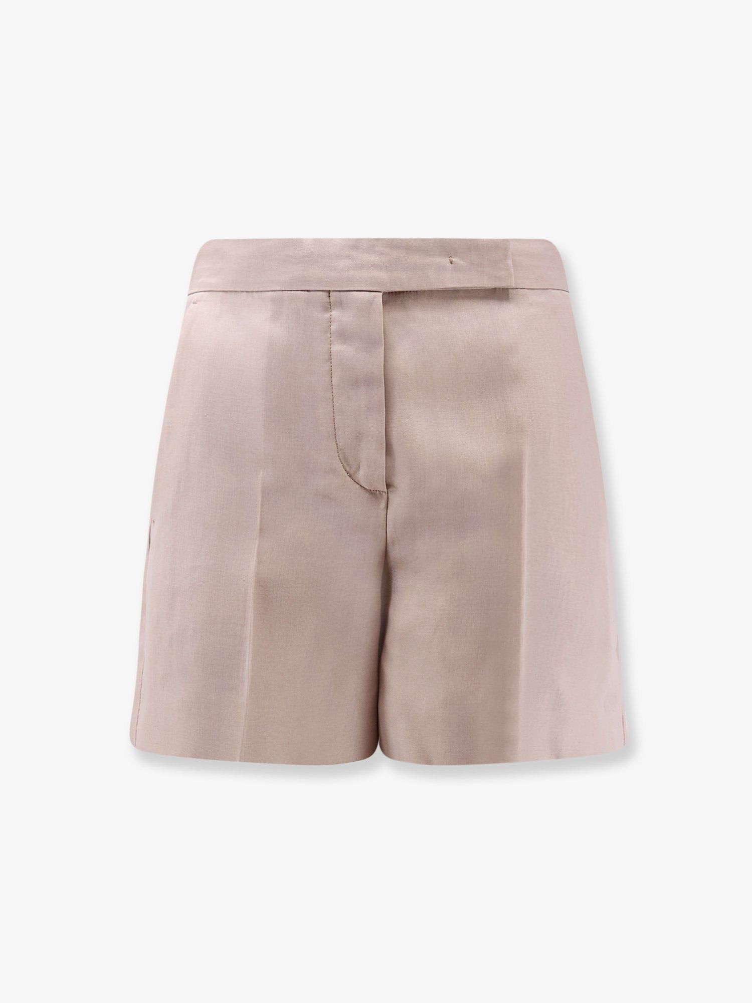 Max Mara Mxaerosi Silk Shorts Size 28" / US 6 / IT 42 - 1 Thumbnail