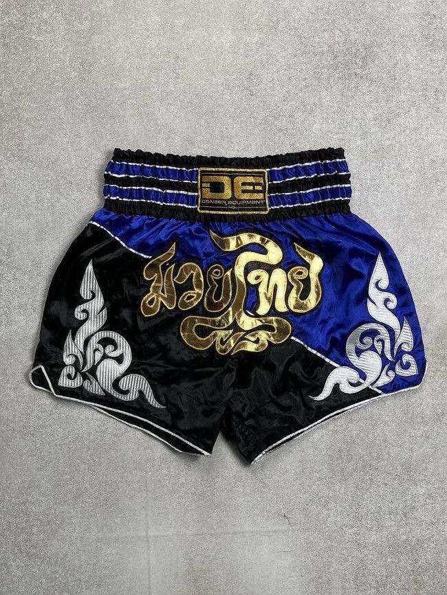 Japanese Brand Vintage Muay Tai Martial Arts Nylon Short Y2K XL Size US 36 / EU 52 - 1 Thumbnail