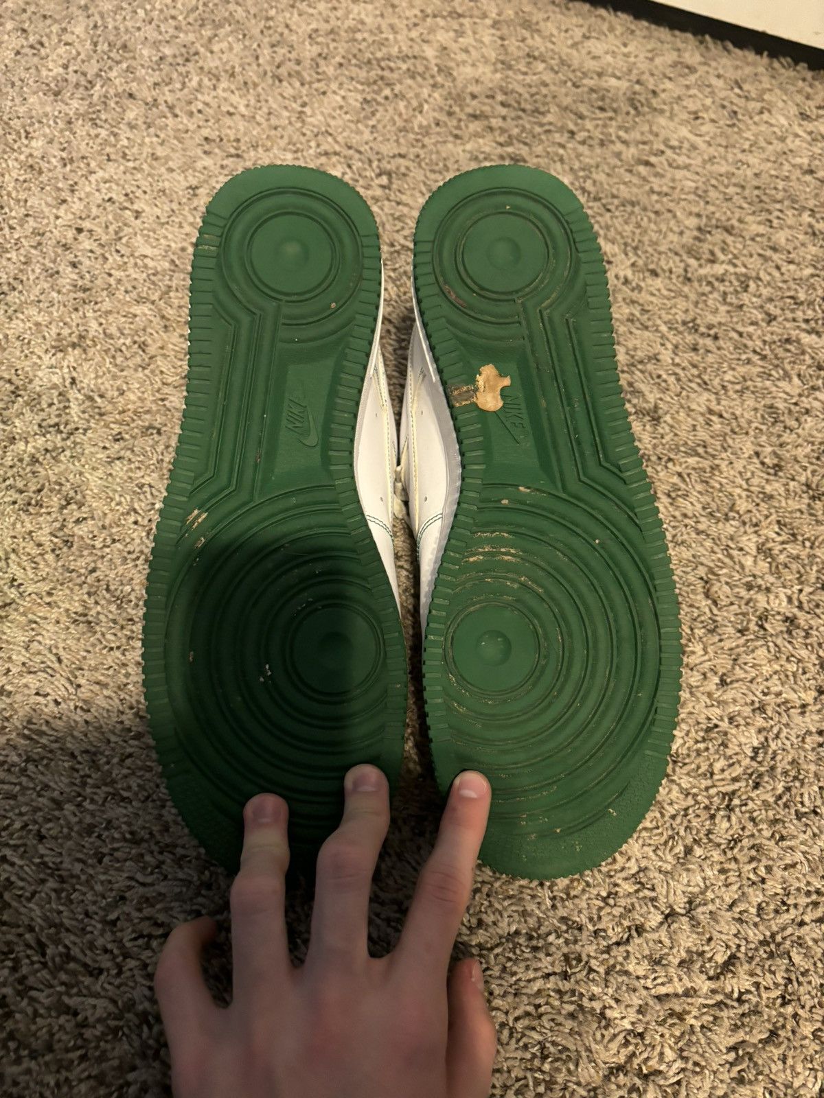Nike Nike Air Force 1 Low White Pine Green Size US 11 / EU 44 - 4 Thumbnail