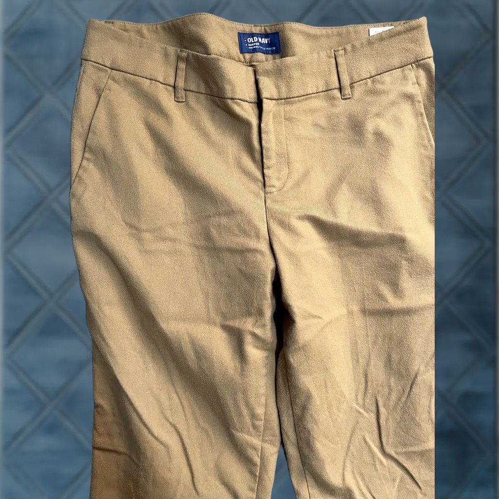 Old Navy Old Navy Harper Dress Pants Womens 10 Brown Mid Rise Straight Stretch Career Dress Pants Women Brown 10 Regular Straight Size 32" / US 10 / IT 46 - 1 Thumbnail