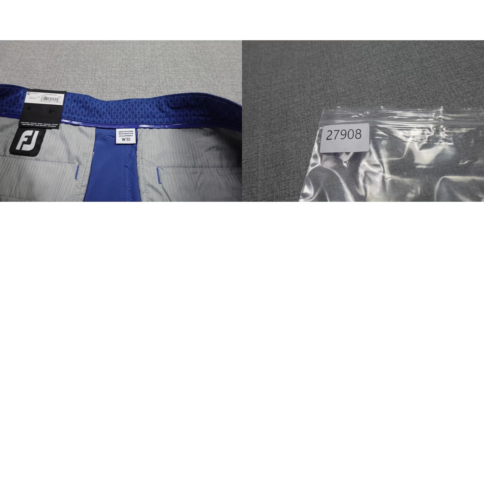 Footjoy FootJoy Tonal Print Golf Shorts Mens 30 Blue Twilight 10 Inseam Stretch NWT Size US 30 / EU 46 - 8 Thumbnail