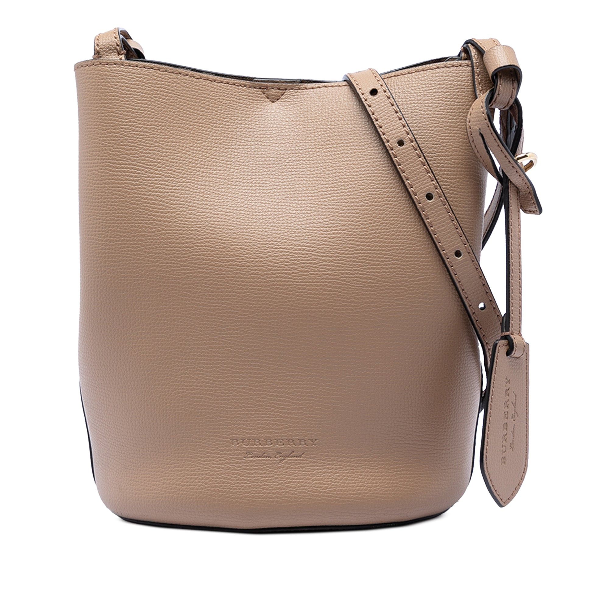 Burberry Leather Lorne Bucket Bag Size ONE SIZE - 1 Thumbnail