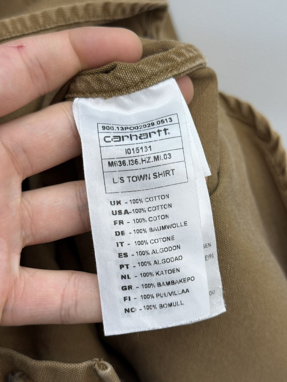 Carhartt Vintage OG Carhartt J97 Detroit Style Button Up Town Shirt Size US L / EU 52-54 / 3 - 5 Thumbnail