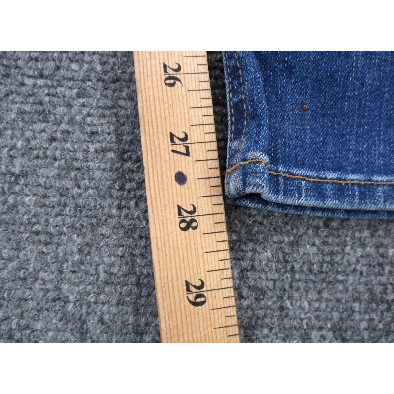 Rag & Bone rag & bone Jeans Womens 30 Blue Denim Capri Straight Casual Faded USA Made Size 24" / US 00 / IT 34 - 4 Thumbnail