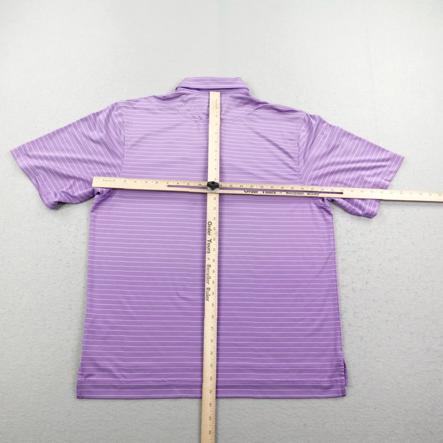 Footjoy FootJoy Shirt Mens Medium Purple Striped Golf Stockdale Country Club Golf Size US M / EU 48-50 / 2 - 7 Thumbnail