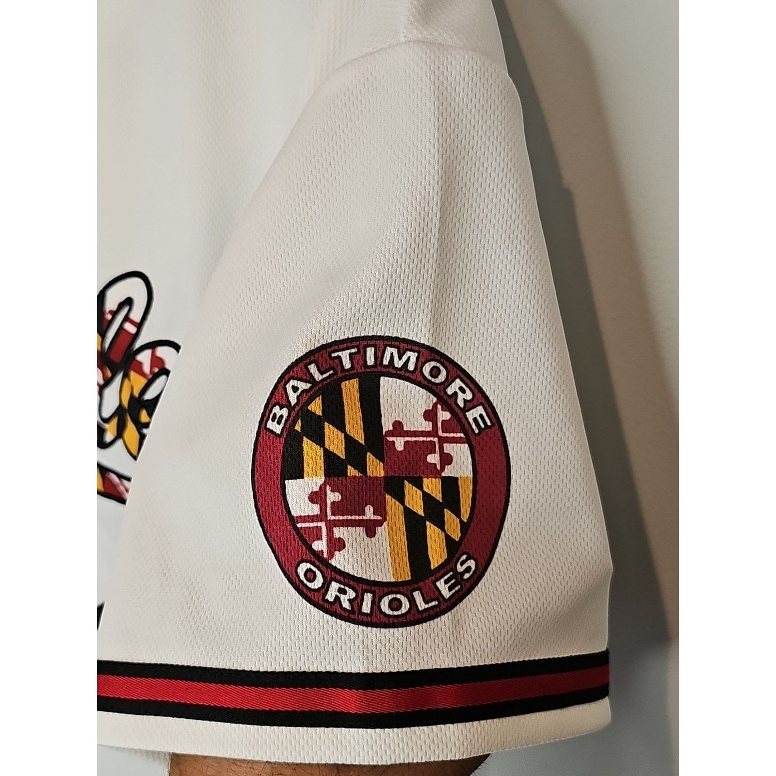 MLB Baltimore Orioles Jersey Maryland Flag 2017 SGA Size XL Size US XL / EU 56 / 4 - 3 Thumbnail