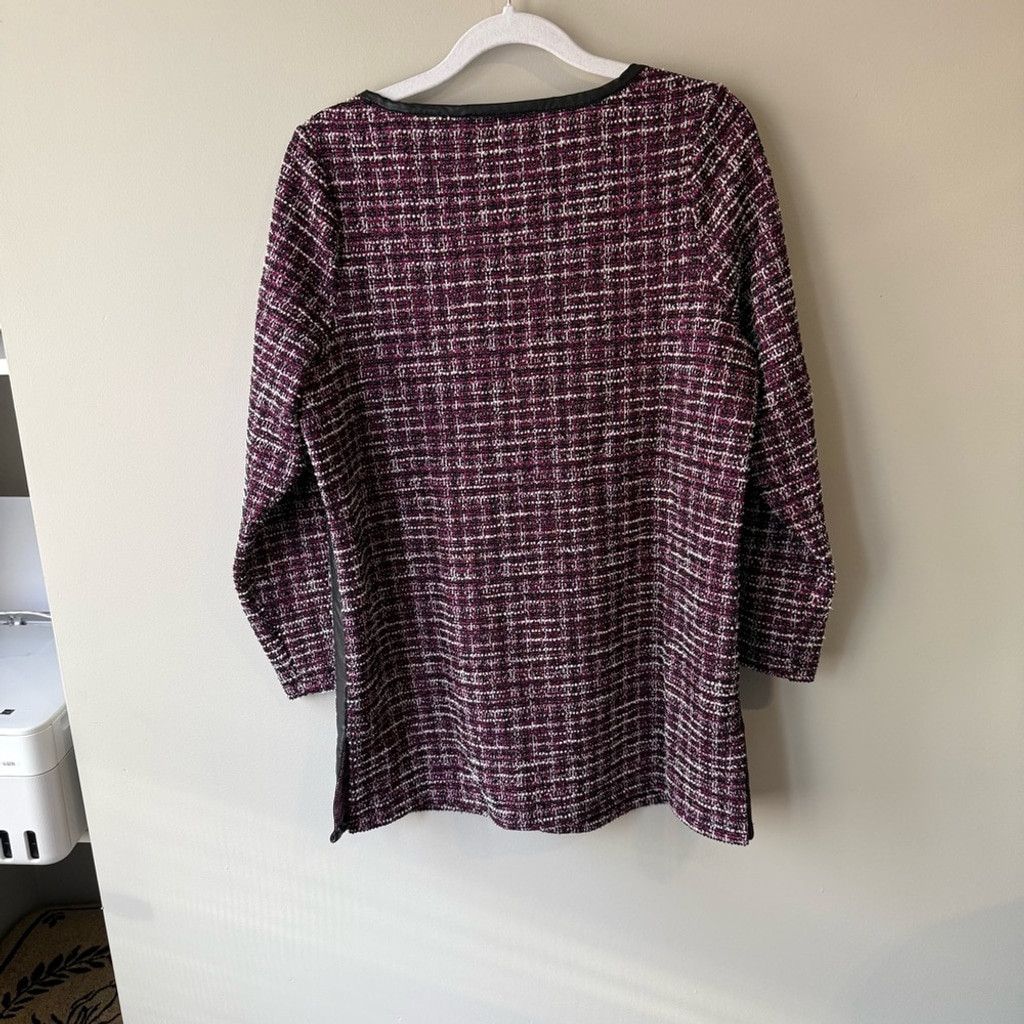 The Unbranded Brand Cleo Women's Tunic - Black and Purple Size S / US 4 / IT 40 - 2 Thumbnail