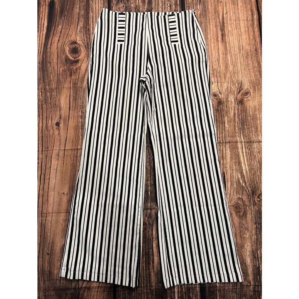 Boston Proper Boston Proper Women's Striped Palazzo Pants Size 10 Size 32" / US 10 / IT 46 - 1 Thumbnail