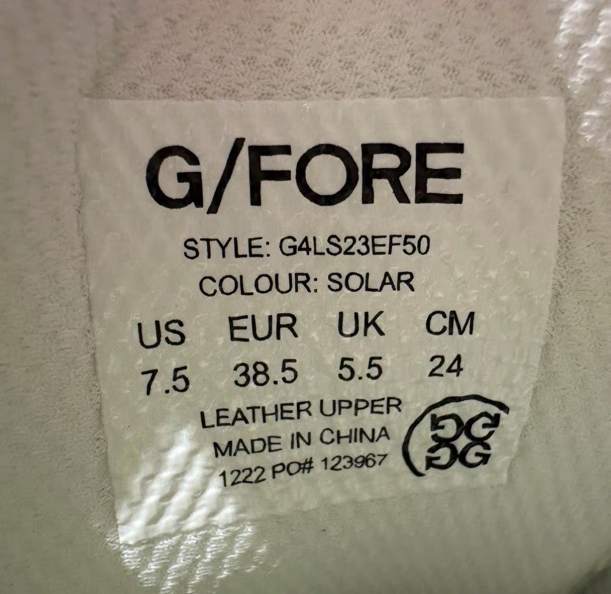 G/FORE G/FORE Golf Tassel Sneakers J42 Size US 7.5 / IT 37.5 - 7 Thumbnail