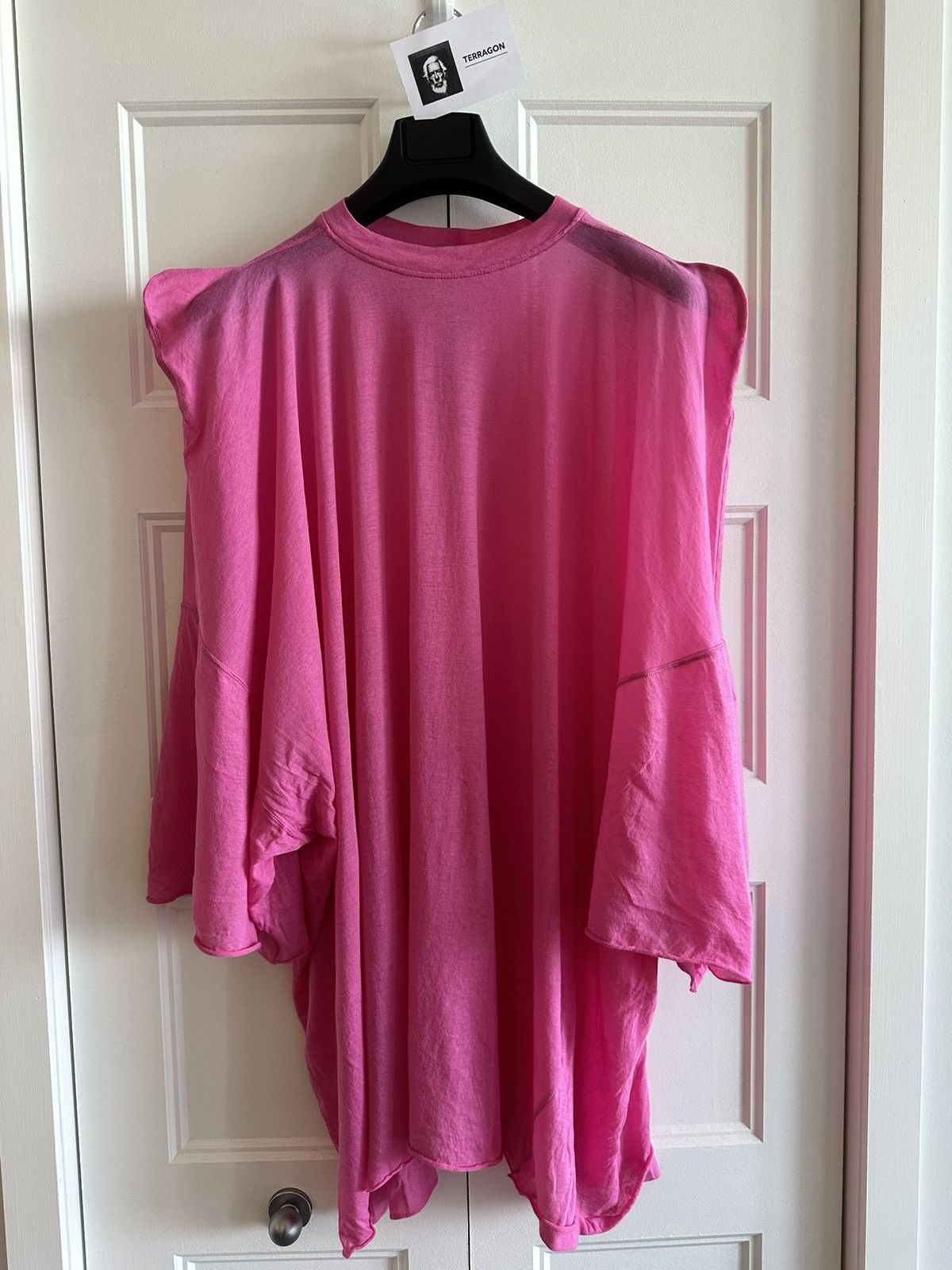 Rick Owens SS23 EDFU Runway Tommy T in Hot Pink | Grailed