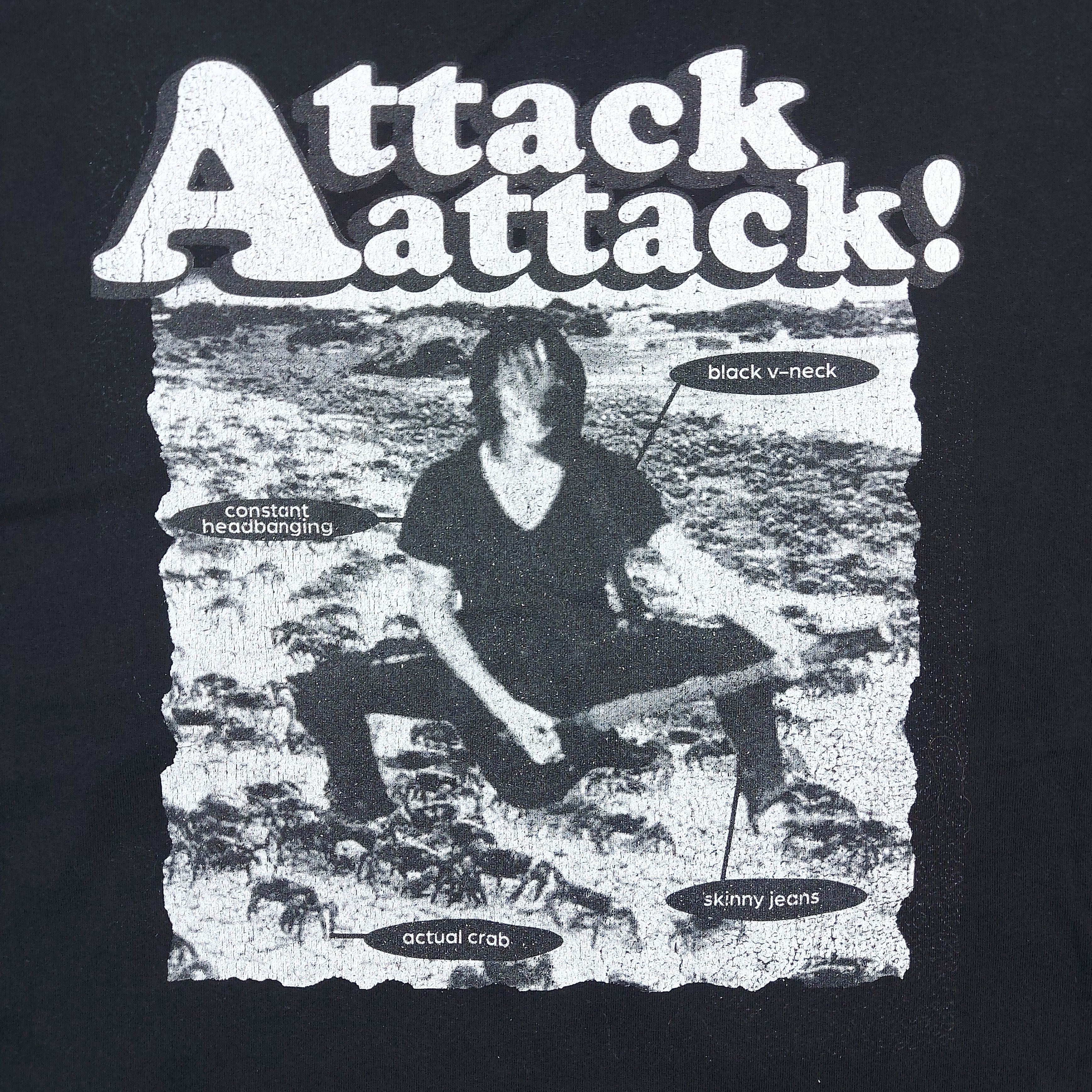 Band Tees Attack Attack! Band Crabcore Emo Era TEE Size US M / EU 48-50 / 2 - 2 Thumbnail