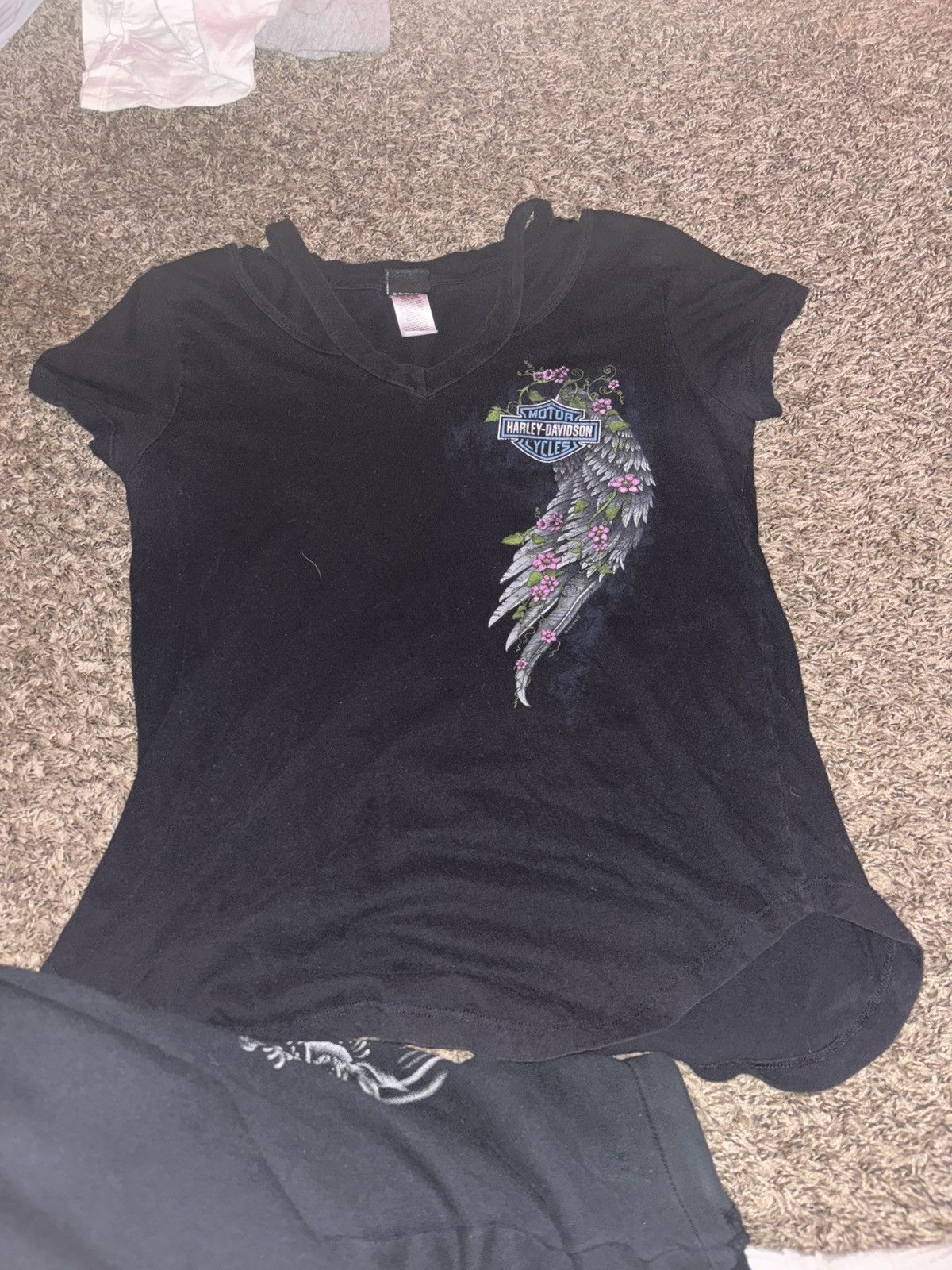 Harley Davidson Harley Davison females tank top shirt with rymestones Size M / US 6-8 / IT 42-44 - 1 Thumbnail