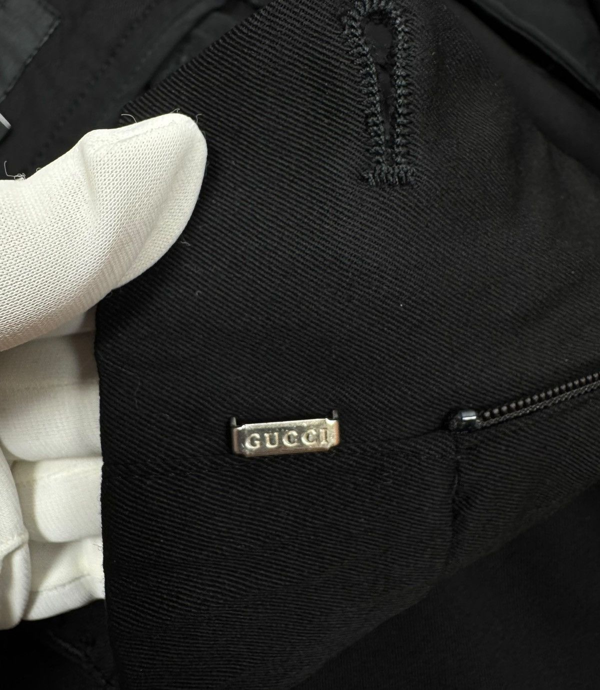 Gucci Gucci Lana Wool Joggers Pants Bootcut Metal Logo size 42 Size 28" / US 6 / IT 42 - 12 Thumbnail