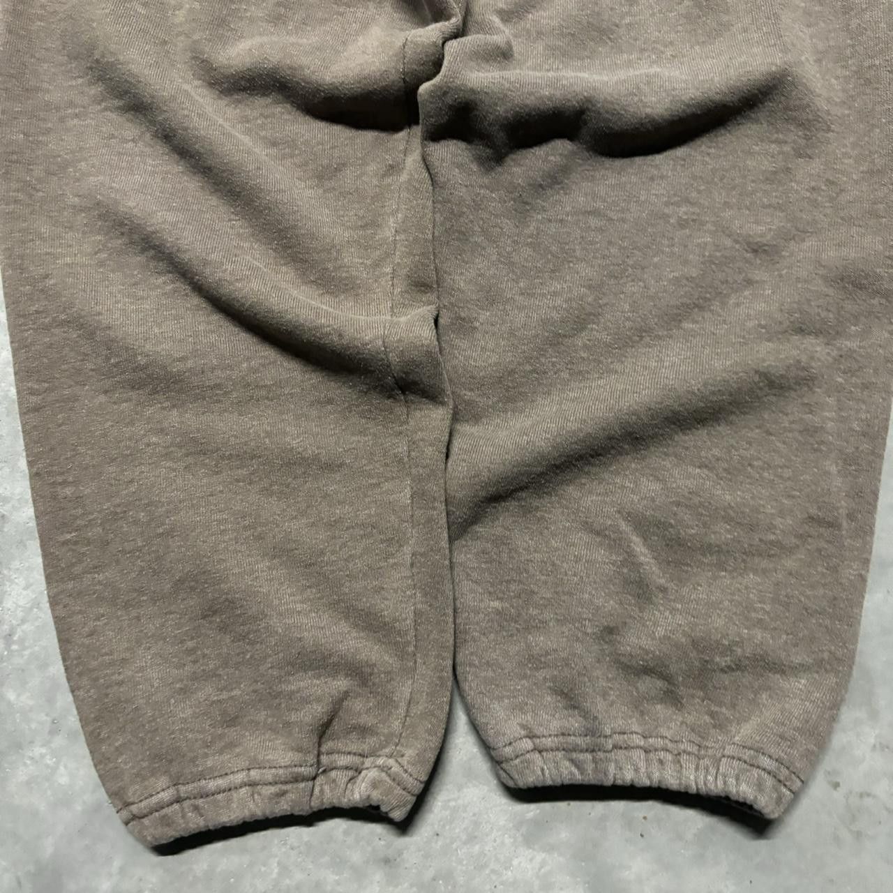 Japanese Brand × Vintage Crazy Vintage 90s Faded Brown Made In USA Essential Sweatpants! Size US 28 / EU 44 - 5 Thumbnail