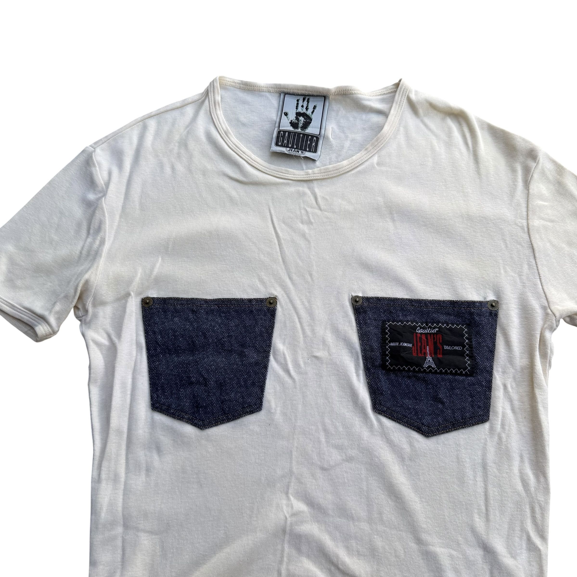 Jean Paul Gaultier JPG Double Pocket Tee Size M / US 6-8 / IT 42-44 - 3 Thumbnail