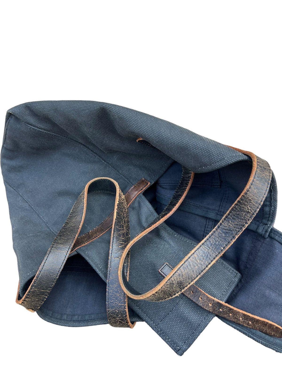 Porter 53225320 Waxed Herringbone Twill Cotton Handle Bag Size ONE SIZE - 15 Thumbnail