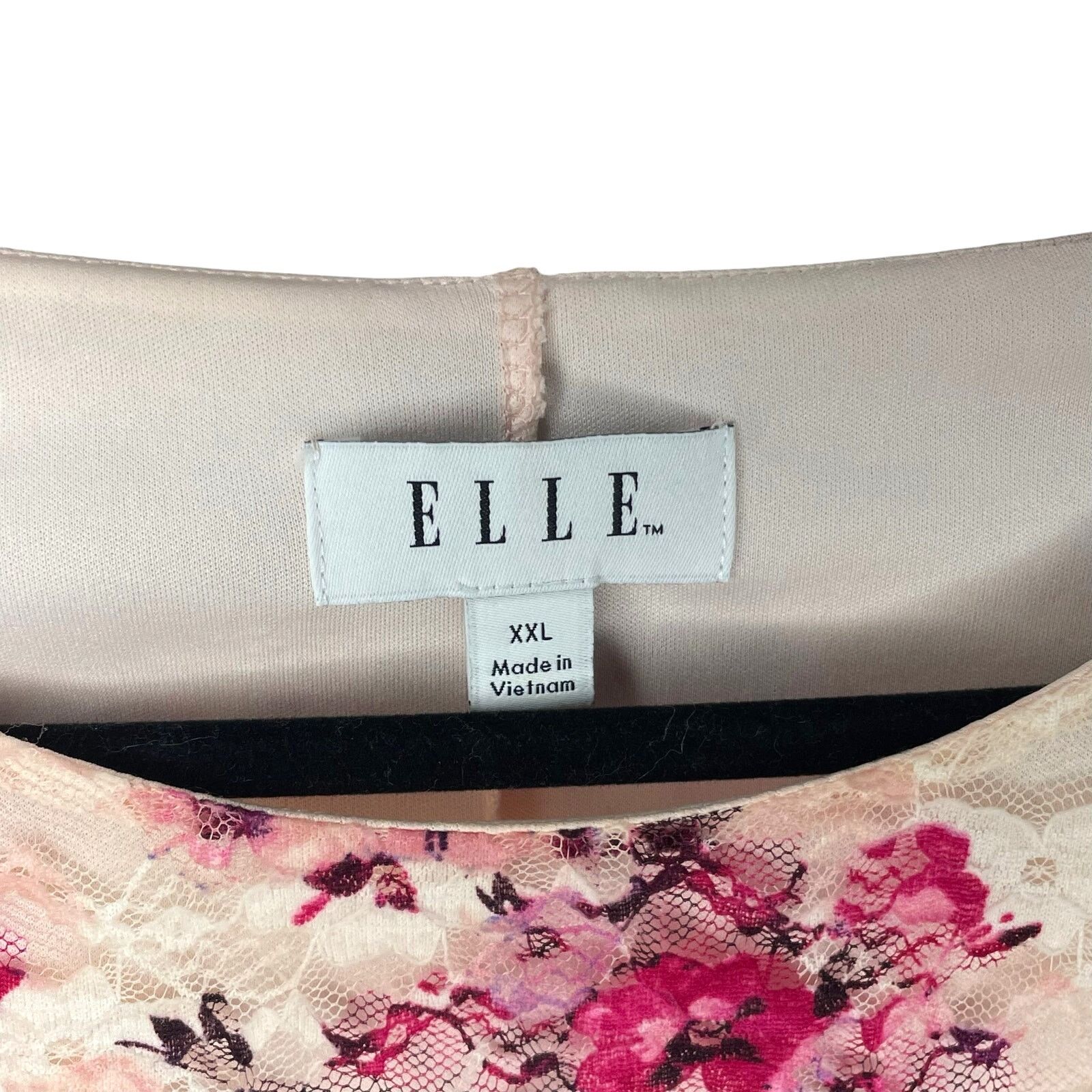 Other NWOT Elle Floral Lace Blouse Size XXL / US 16-18 / IT 52-54 - 7 Thumbnail