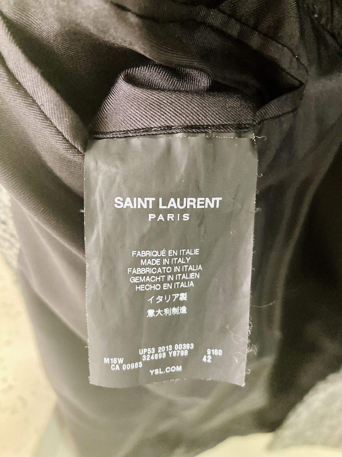 Saint Laurent Paris SAINT LAURENT PARIS BY HEDI SLIMANE 2013AW/FW RUNWAY COAT Size US XS / EU 42 / 0 - 5 Thumbnail