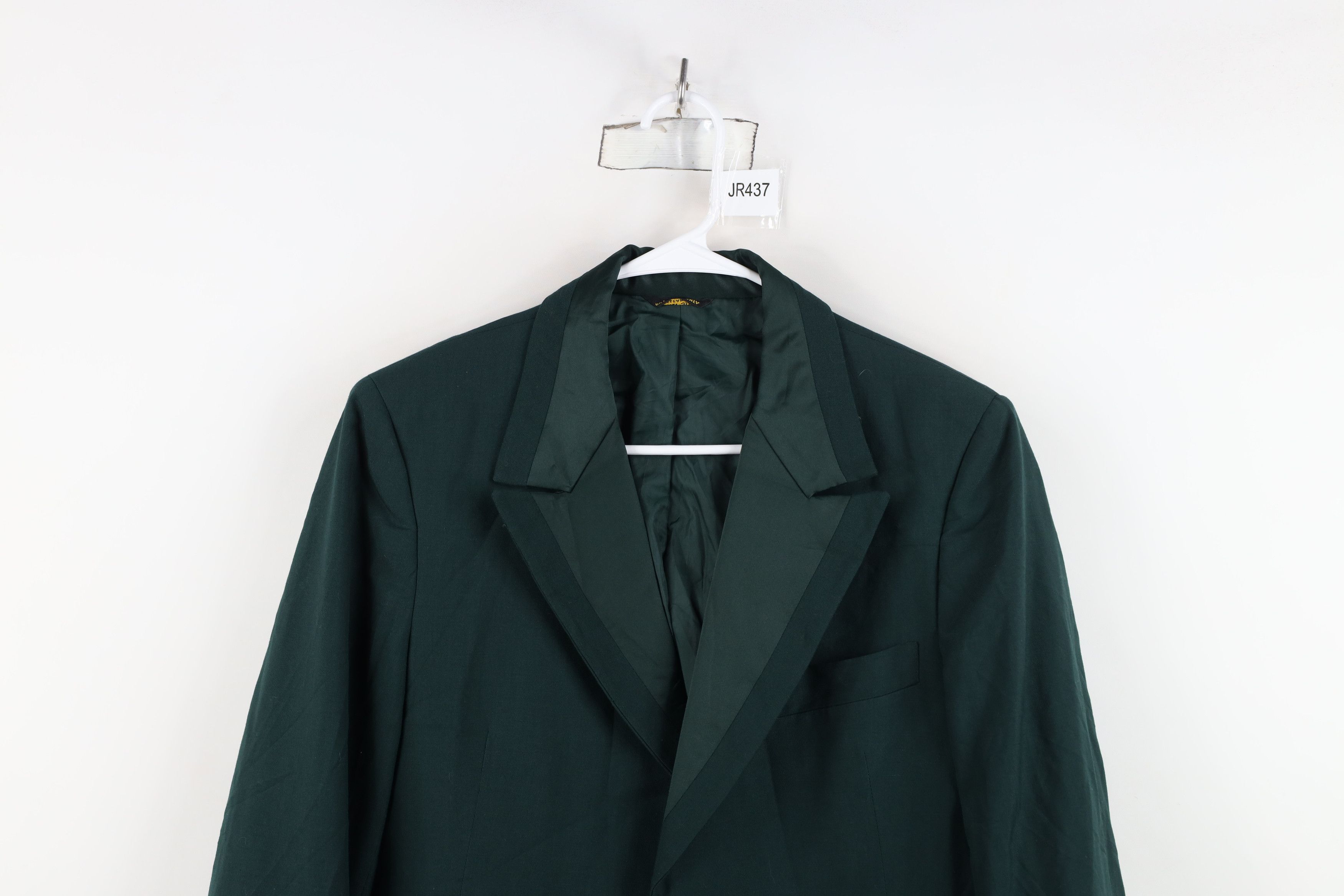 Vintage Vintage 50s Rockabilly Smoking Prom Tuxedo Jacket Green USA Size US XL / EU 56 / 4 - 2 Thumbnail