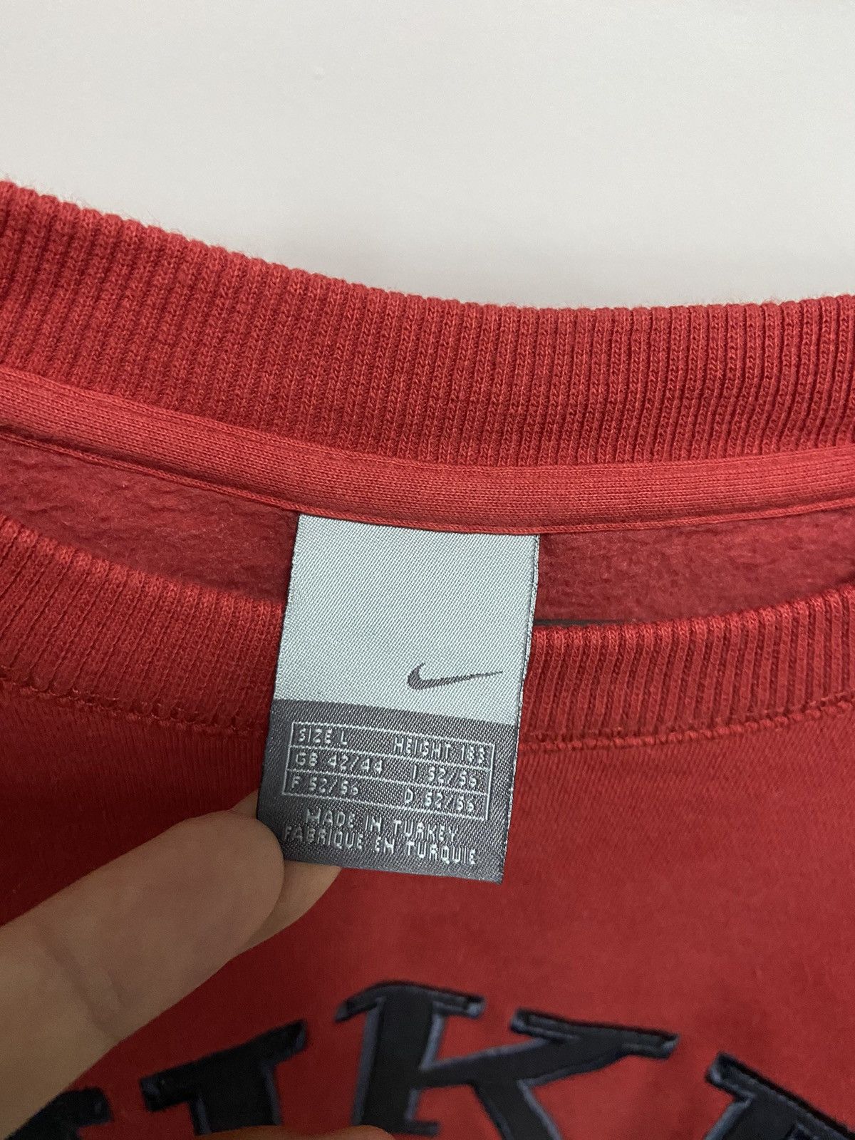 Nike × Vintage Nike sportswear Sweatshirt big Logo Vintage 90s Size US L / EU 52-54 / 3 - 5 Thumbnail