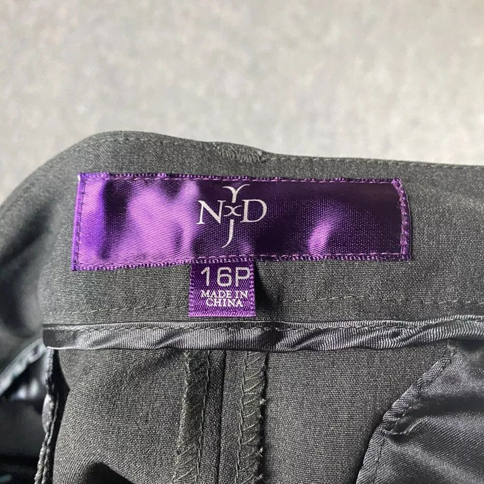 NYDJ NYDJ Pants Women's 16P Gray Trousers Straight Leg Adults Size 38" / US 16 / IT 52 - 6 Thumbnail