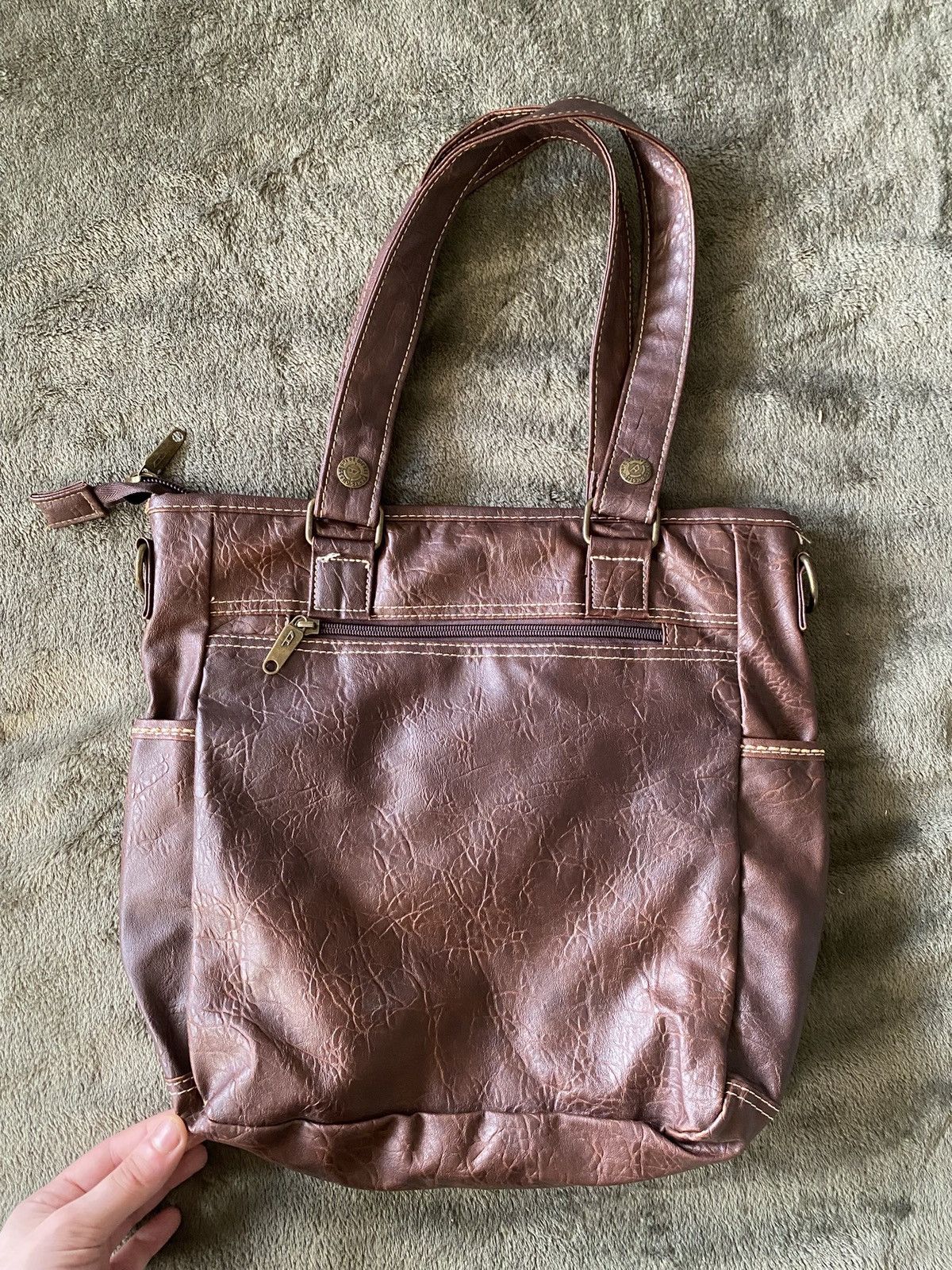 Diesel Diesel Retro Leather Multi-Pocket Messenger Crossbody Bag Size ONE SIZE - 6 Thumbnail