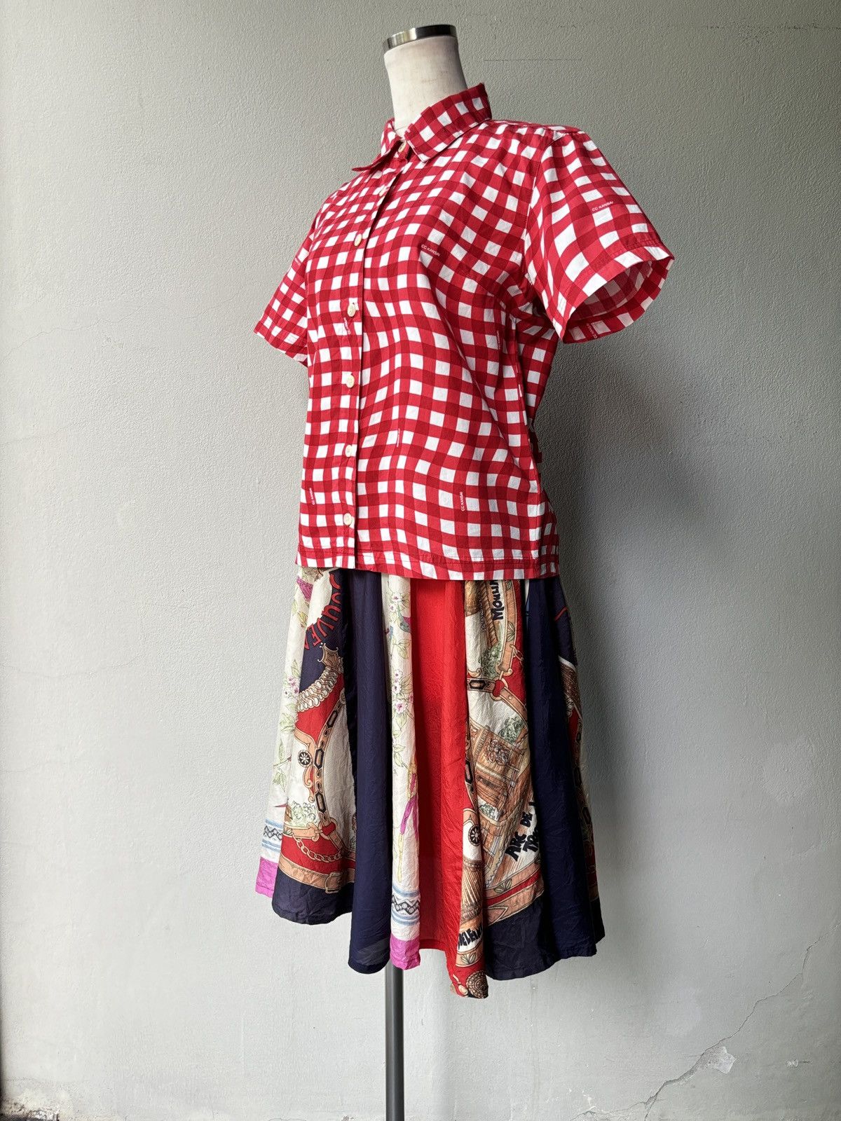 Comme des Garcons Comme des Garcons vintage scarf pattern skirt Size 28" / US 6 / IT 42 - 18 Thumbnail