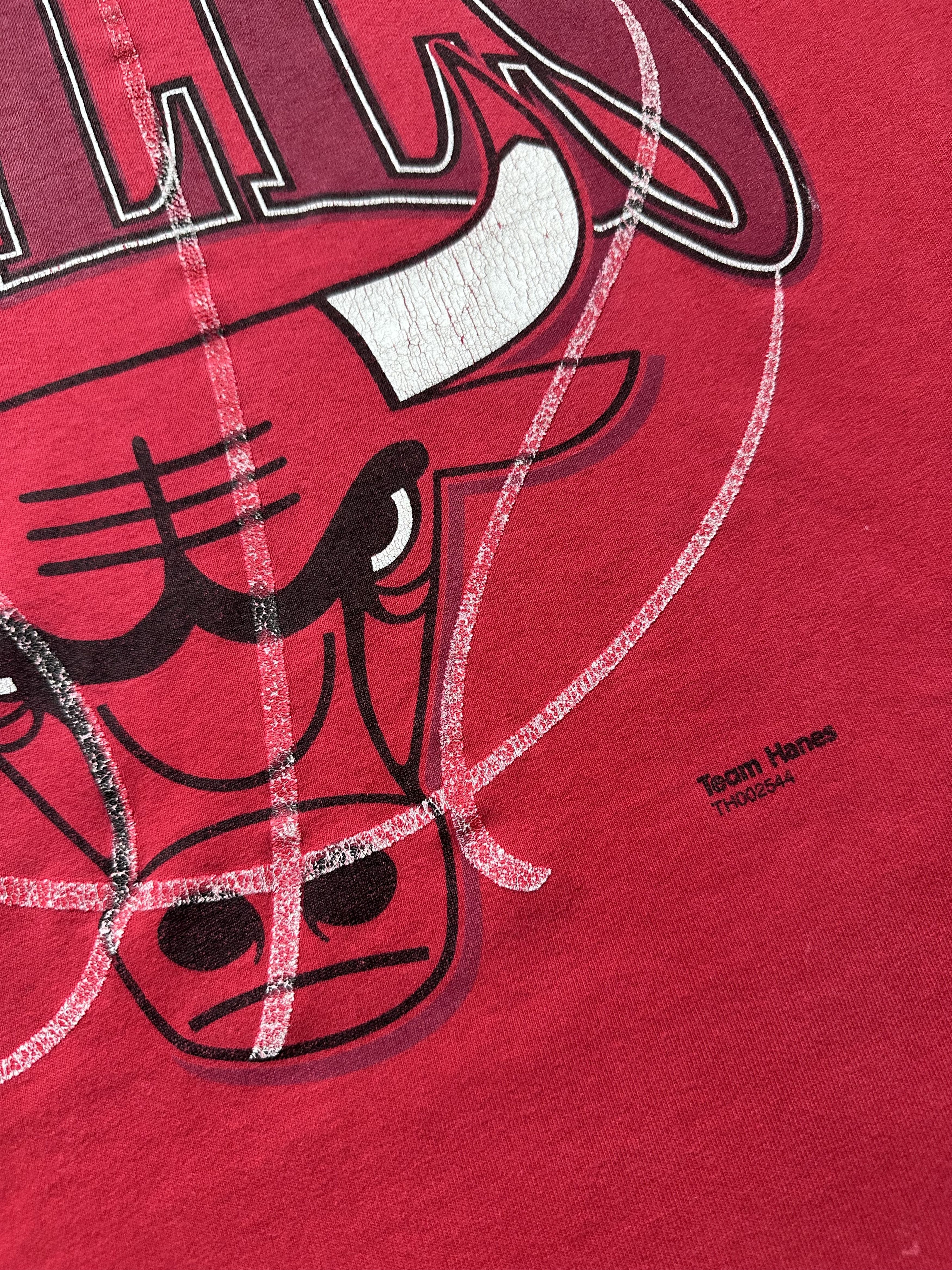 Vintage Chicago Bulls vintage t shirt Size US XL / EU 56 / 4 - 4 Thumbnail